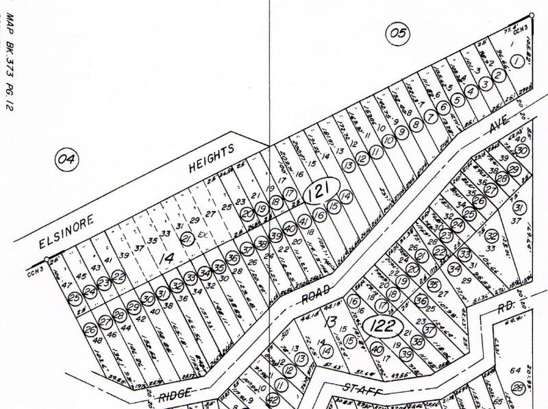 Lake Elsinore map